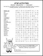 Preview of AT'M® Activities -- Word Search -- Money
