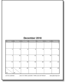 Custom Calendar-formal