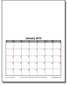 Custom Calendar-formal