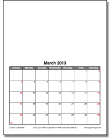 Custom Calendar-formal