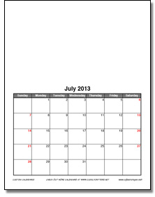 Custom Calendar-formal