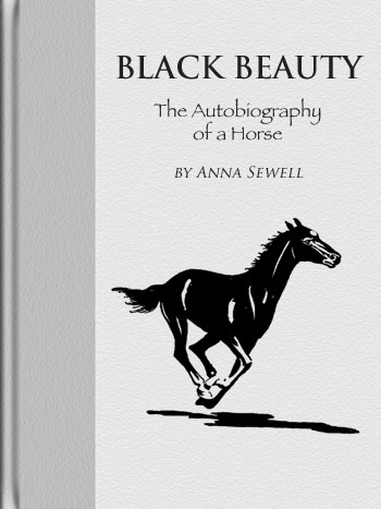 CyberCrayon cover for the classic story Black Beauty, by Anna Sewell