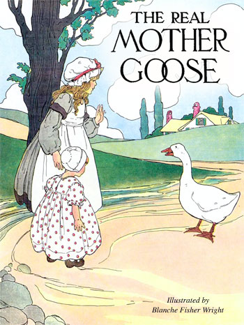 Illustration for the CyberCrayon cover, by Blanche Fisher Wright - from The Real Mother Goose